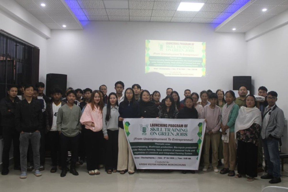 Officials along with the participants during the launch of a 200-hour skill training programme on October 9 at the Union Baptist Fellowship (UBF), FAC campus.